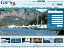 Tablet Screenshot of galayachting.net