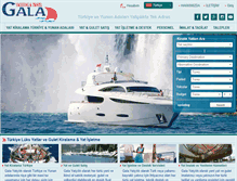 Tablet Screenshot of galayachting.com.tr